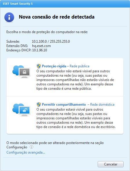 3.4 Configuração de zona Confiável É necessário configurar a Zona confiável para proteger o computador em um ambiente de rede.