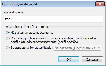 Quando você seleciona um perfil, apenas as regras globais (regras sem nenhum perfil especificado) e as regras que foram atribuídas a esse perfil são aplicadas.