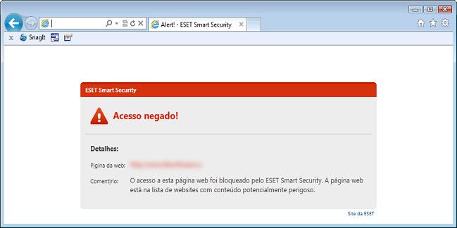 A Proteção do cliente de email fornece controle da comunicação por email recebida através dos protocolos POP3 e IMAP.