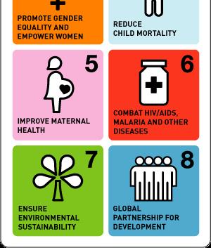 Promover a igualdade de género e a autonomização da mulher 4. Reduzir a mortalidade das crianças 5.