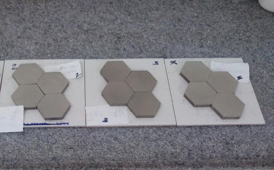 FIG. 3.10 Corpos verdes cilíndricos 3.