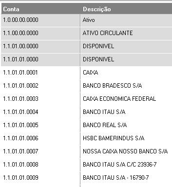 PLANO DE CONTAS REFERENCIAL... O mapeamento para o Planos de Contas Referencial é facultativo.