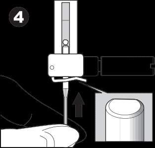 Insira a nova agulha no suporte da agulha com o lado achatado virado para trás e empurre-a para cima o máximo possível. 5. Aperte o parafuso de fixação da agulha.