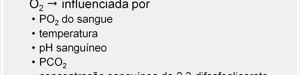 AtaxanaqualaHbreversivelmenteligaouliberaO 2 é regulada pela PO 2 do sangue, temperatura, ph sanguíneo, PCO