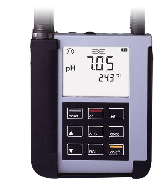 8 Sinopse do Portavo 904(X) PH Compartimento O Portavo 904(X) PH é um medidor de ph portátil. Uma linha de texto na tela LCD de alto contraste torna a operação praticamente autoexplicativa.