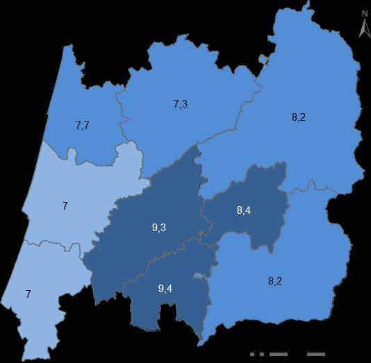 Observatórios Regionais de Saúde (dados: SIARS) O intervalo de