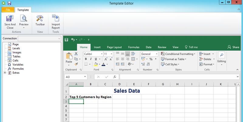 2 Introdução 4. Insira um título: a. Na célula A1, digite um título: Por exemplo, "Sales Data". b. Na célula A2, digite um subtítulo: "Top 5 Customers by Region".