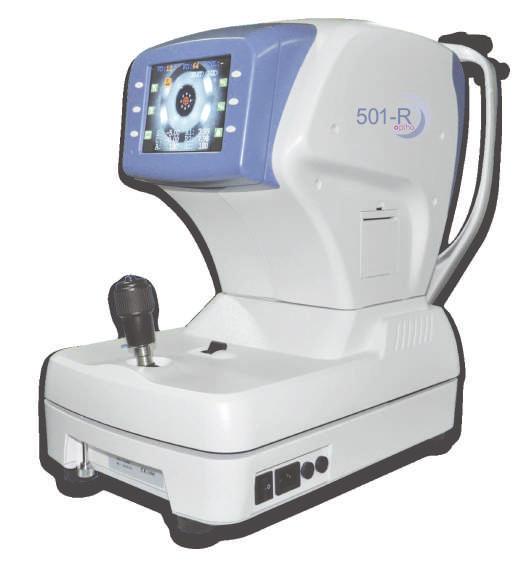 Equipamentos MM-501R Auto-Refrator com Ceratômetro O Auto-Refrator é um equipamento oftálmico de precisão com sistema óptico japonês.