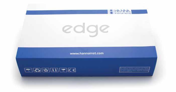 Como Encomendar Eléctrodos O edge está disponível em 3 configurações: ph, EC e