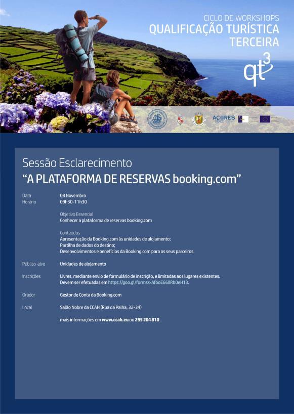 Sessão Esclarecimento - A Plataforma de Reservas Booking.