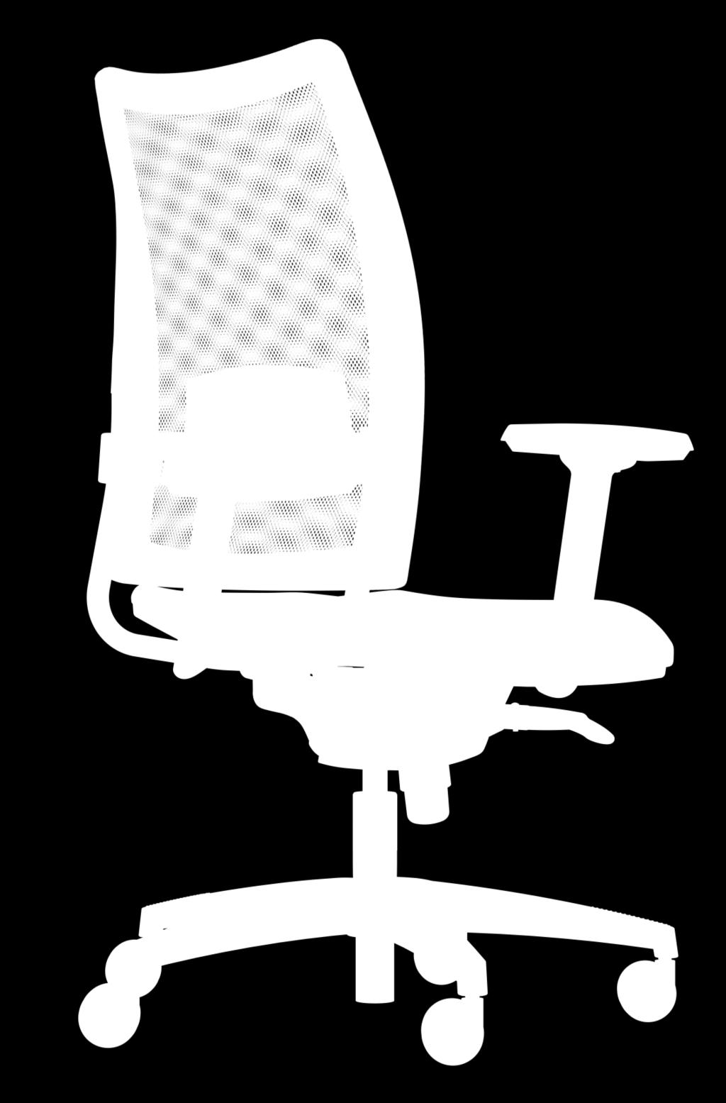 The armrests are 3D (adjustable in height, depth and rotation) with PU pad, whereas the mechanism is synchronized with 7 tilt locking positions, either with or without seat depth adjustment.