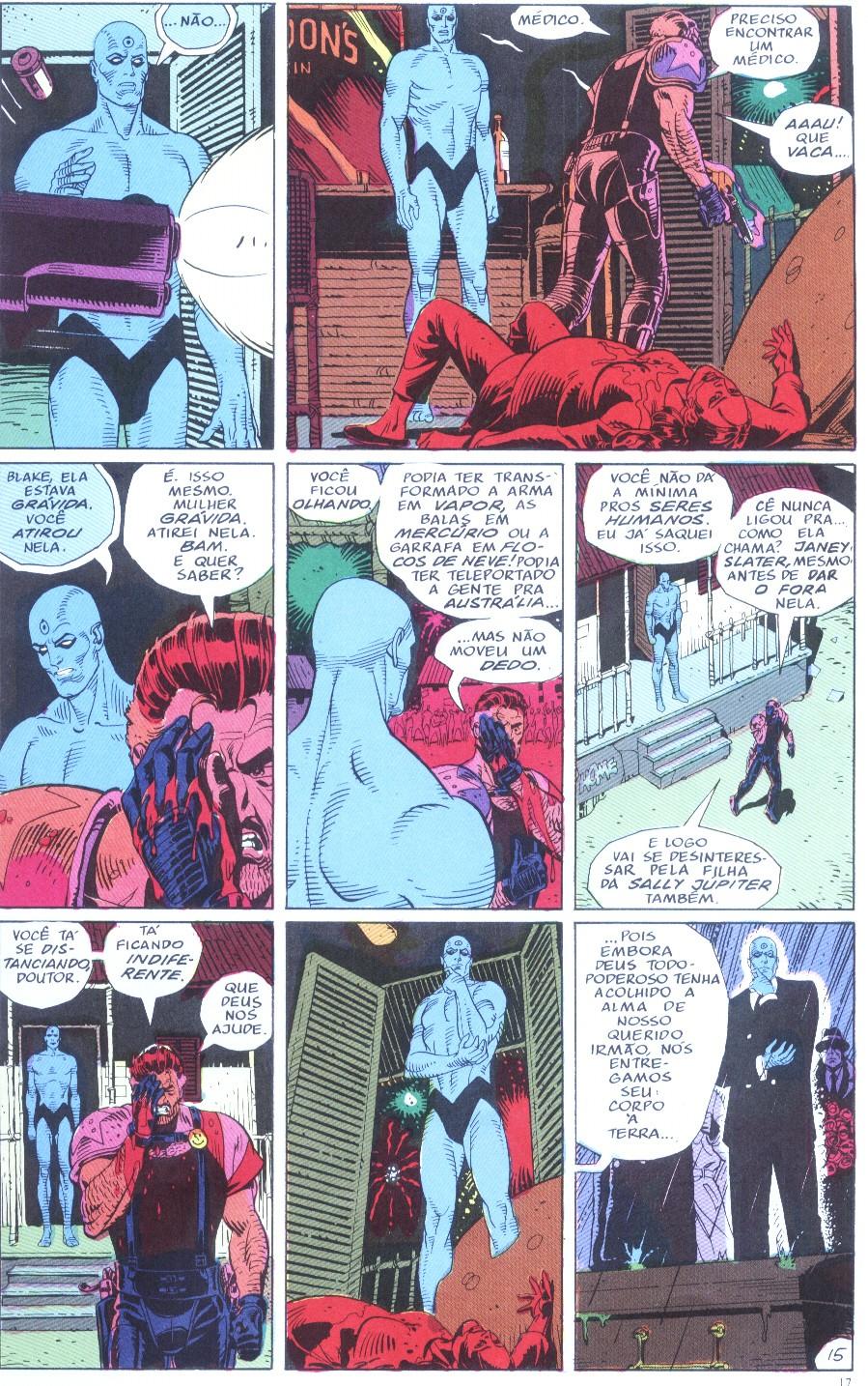 Os super-heróis de Watchmen podem ser compreendidos simbolicamente em relação há vários fatos sociais e políticos da época de sua produção e em relação à própria memória das histórias de super-heróis.
