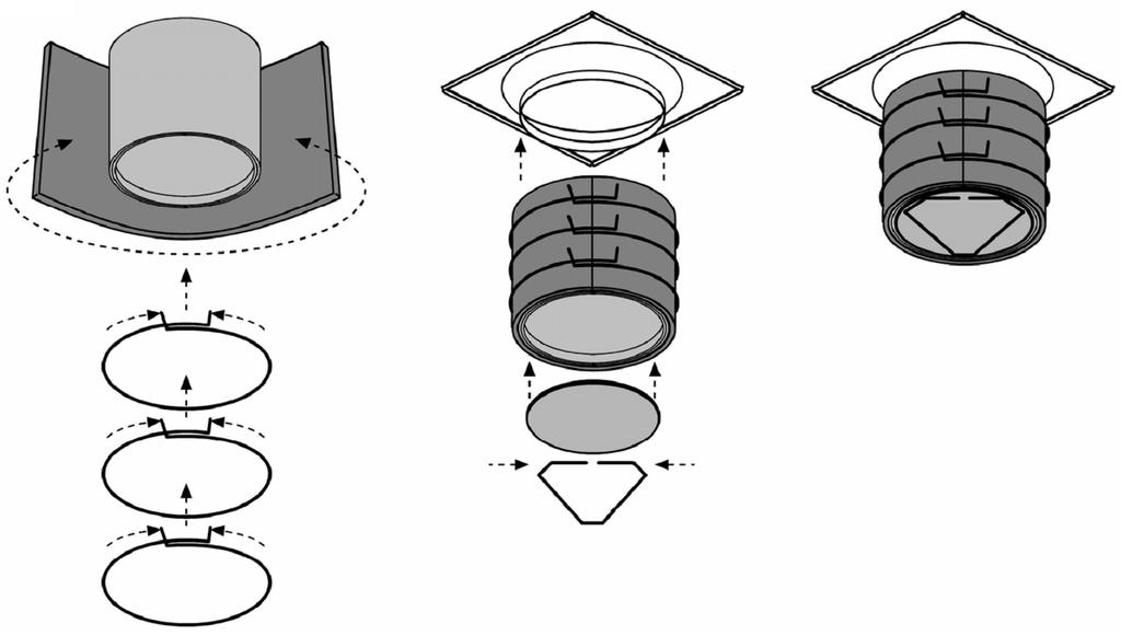 12 Limpeza e Manutenção MONTAGEM DO FILTRO DE CARVÃO ATIVADO Posicione o filtro de carvão ativado (1) ao redor do filtro antigordura (2) e fixe-o com abraçadeiras de fixação (3), conforme mostra a