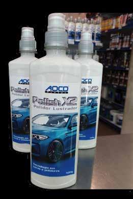 O Polish X2 é um composto polidor/lustrador a base d água de ultima geração para pintura original