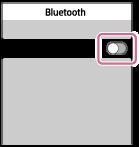 4 Toque em []. Será emitida a orientação por voz BLUETOOTH connected (BLUETOOTH ligado). Sugestão O procedimento acima apresentado é um exemplo.