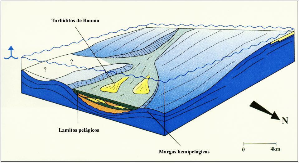 29 Carvalho et al. (1995) estudaram detalhadamente a cimentação nos arenitos turbidíticos, e identificou quatro fácies através de testemunhos e perfis de densidade e resistividade.