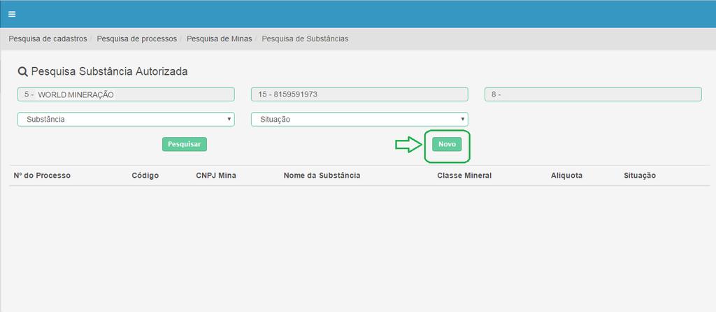 PROCEDIMENTOS DO SISTEMA