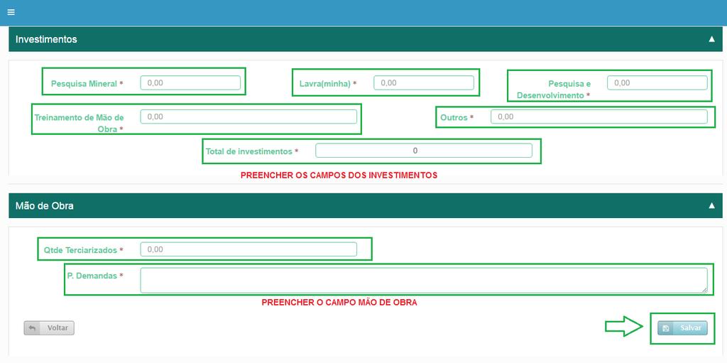 PROCEDIMENTOS DO SISTEMA CERM