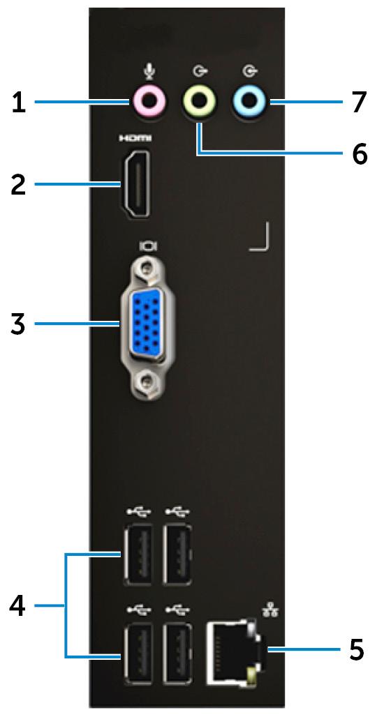 Ligue dispositivos USB, de áudio, vídeo e outros.