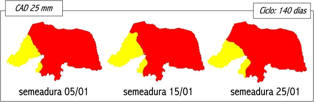 efeito de diferenciação agroclimática no Estado do Rio Grande do Norte foram estabelecidas três classes de ISNA segundo (Steinmetz et al.