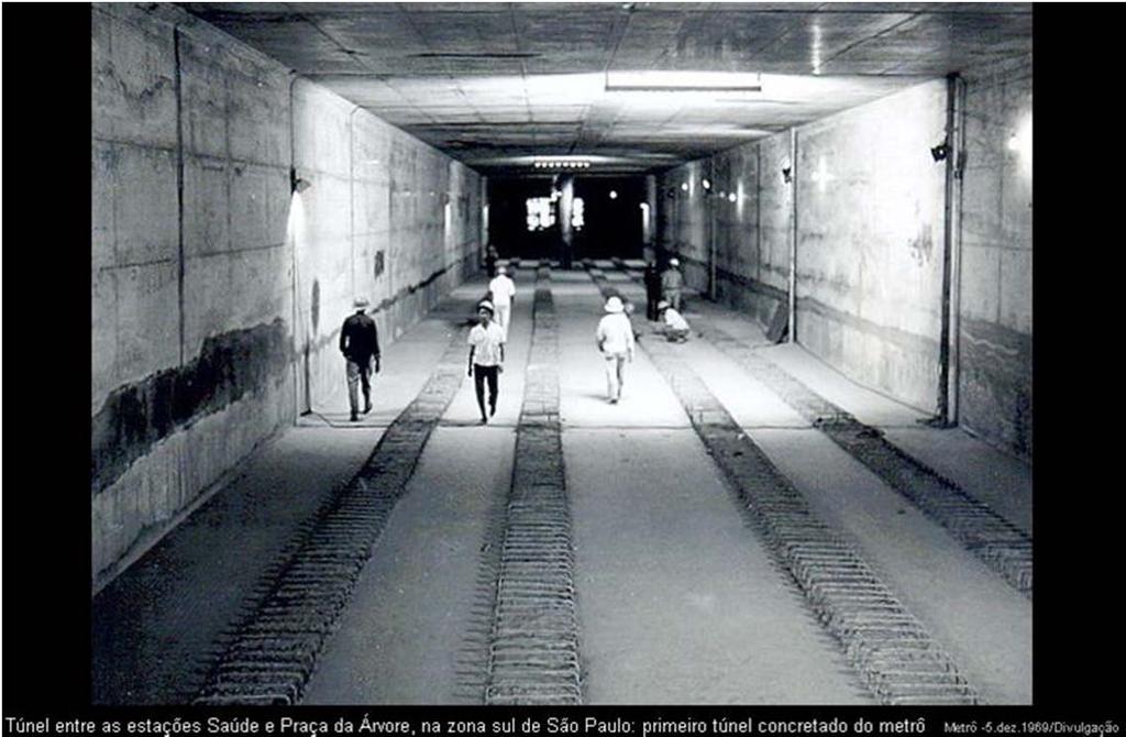 5 Figura 2: Túnel entre as estações Saúde e Praça da Árvore, na zona sul de São Paulo Manual de Entrega da Obra Nesses últimos anos de existência, a Coordenadoria de Acabamento e Desenvolvimento