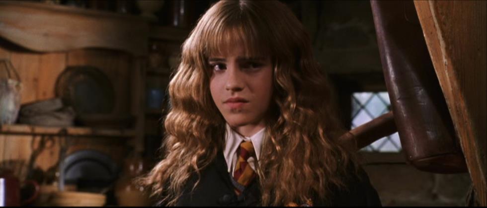 156 Imagem 66: Hermione, magoada, explica para Harry o que significa a expressão sangue ruim.