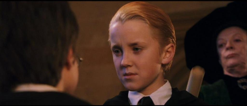 93 Imagem 6: Draco se frustra com a reação de Harry.