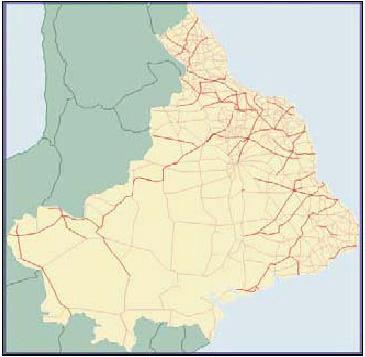 92 Figura 30: Organização das rodovias no território brasileiro. Fonte Ministério dos Transportes.