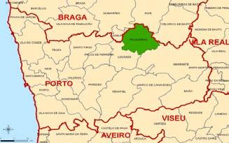 Esta localização remete para uma coroa de transição entre o Litoral e o Interior, no limite dos distritos do Porto e Braga.