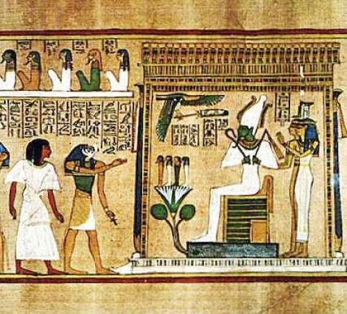 Essa corte divina representa de modo alegórico, a forma pela qual os egípcios acreditavam que se aplicava a Justiça Divina após a