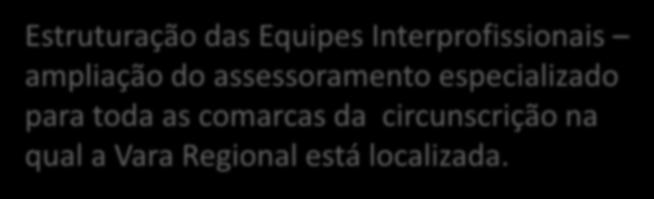 Implantação de, no mínimo, 03 VRIJ s no período da Gestão. Alinhamento aos princípios e diretrizes da Lei 12.