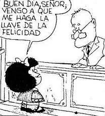 04. Mafalda vai ao chaveiro. Leia com atenção a charge ao lado e traduza o texto para o português. _ 05.