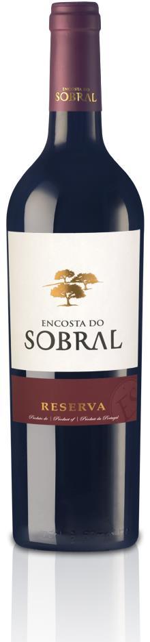 ENCOSTA DO SOBRAL RESERVA TINTO 2013 Classificação/Denomination : Vinho Regional Tejo/Regional Wine from Tejo Clima/Climate : Mediterrânico Temperado/Southern mild Mediterranean Castas/Grapes :