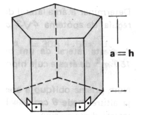 S L = p h S = p h+ S T V = S h pentagonal hexagonal Seja um polígono contido em um plano e um ponto V localizado fora desse plano.