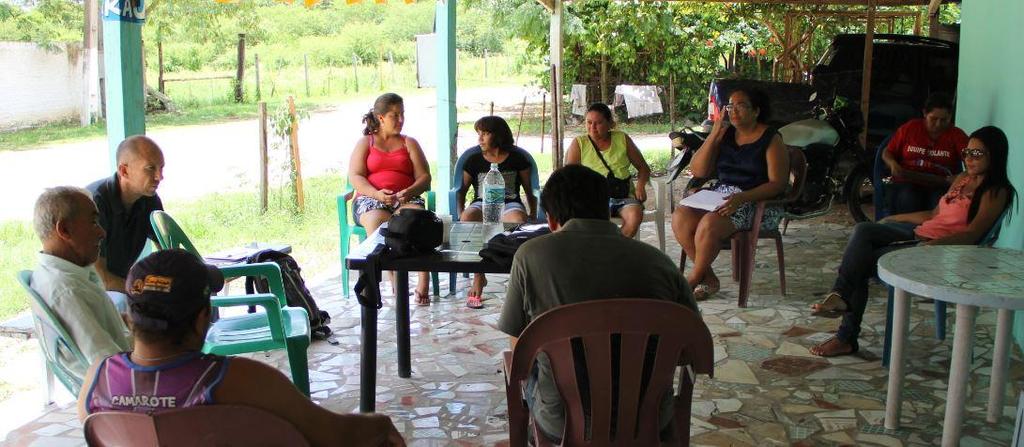 1.4.2 Oficina Zona Rural Distrito de Corumbá Data: 18/02/2016 às 13h00 - Local: Escola Monte Azul (assentamento Taquaral) Nesta oficina, apesar da adesão a população ter ocorrido de forma restrita