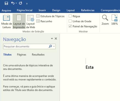 Microsoft Word 2016 Percebe-se que um parágrafo foi alterado porque aparece uma barra no seu início. Grupo PROTEGER Essas ferramentas são interessantes.