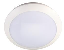 e40 PLAFOND LED 180/360º C/SENSOR + DIMMING IP66 Plafond com placa de LED a fazer regulac a o de fluxo e detector de alta freque ncia de 180/360º para instalac a o à superficie na parede ou no