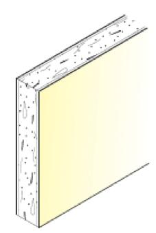 Estes diferentes tipos de placas de gesso cartonado são, em geral, identificados pela coloração dos cartões das faces.