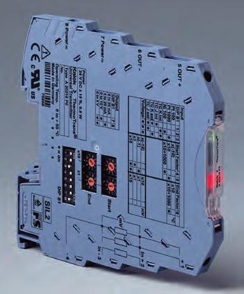 ProLine Tecnologia de Interface Transmissores de Temperatura Transmissores standard em alojamento de 6 mm para medição de temperatura com termômetros de resistência ou termopares.
