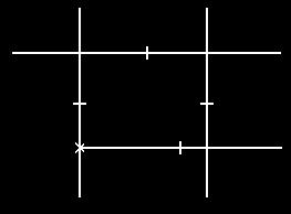 SKETCH Retângulo / Rectangle: Esse comando Retângulo / Rectangle permite criar retângulos de duas formas, uma seria clicando e arrastando na diagonal e outra seria clicando em dois pontos que formam