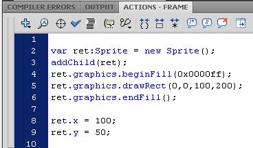 Desenhando em ActionScript 3 Podemos