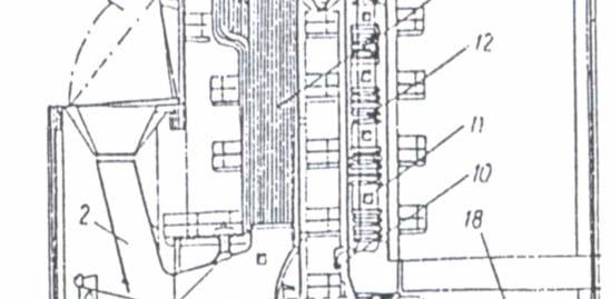 DUSSELDORF 1. capac; 2. palnie de alimentare; 3. alimentator; 4.