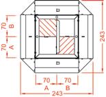 143-400 Caixa de passagem 3x70 altura 76mm Deve-se especificar separadamente a tampa e a caixa. Caixa 4x70 Alt. 76mm 280x280 Ref. 163-130 Caixa 4x70 Alt. 76mm 16x25x70 Ref. 163-108 Caixa 4x70 Alt.