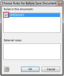 Neste exemplo deixaremos configurado para a regra seja executada antes que o arquivo seja salvo. Para fazer essa configuração, acesse a aba Manage e, no painel ilogic, clique em Event Triggers. 16.