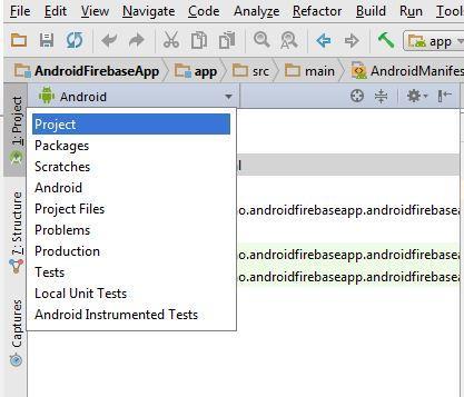 Agora deveremos adicionar o Firebase no Android Studio. Faça o download do google-services.