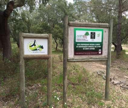 As Herdades são WILDLIFE ESTATES Fazem parte de grupo de certificação de