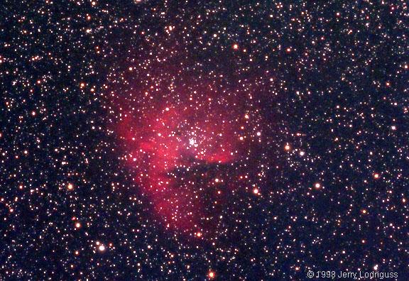 The H II region NGC 281 ( Pacman
