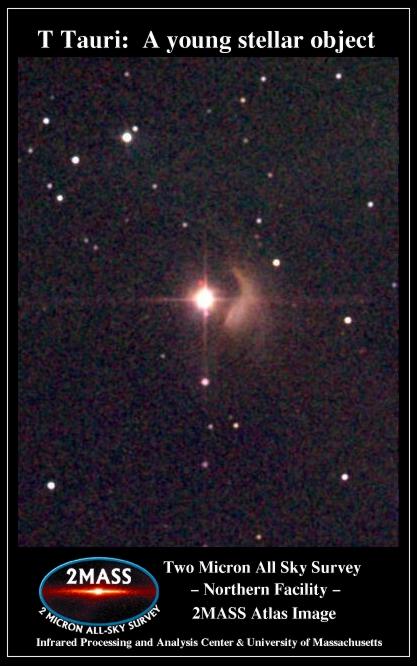 Estrelas T Tauri A estrela T Tauri em si é uma
