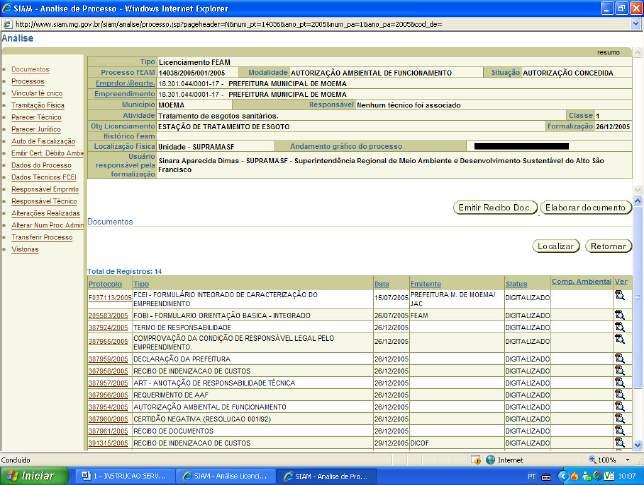 Clicar em ELABORAR DOCUMENTOS : - Cadastrar documento: Código: 668