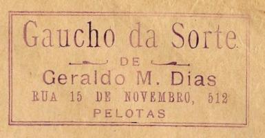 Figura 13: Carimbo Fonte: Acervo do Autor, Jornal das Moças complemento de 29/outubro/1936 correspondente as página 36 e 46.